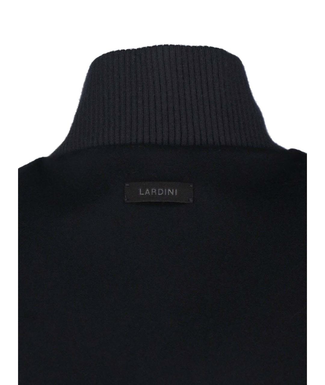 LARDINI Черная шерстяная куртка, фото 3