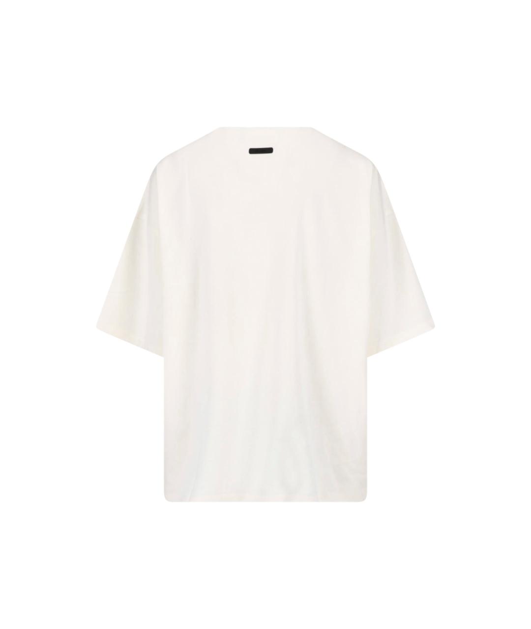 FEAR OF GOD ESSENTIALS Белая хлопковая футболка, фото 2