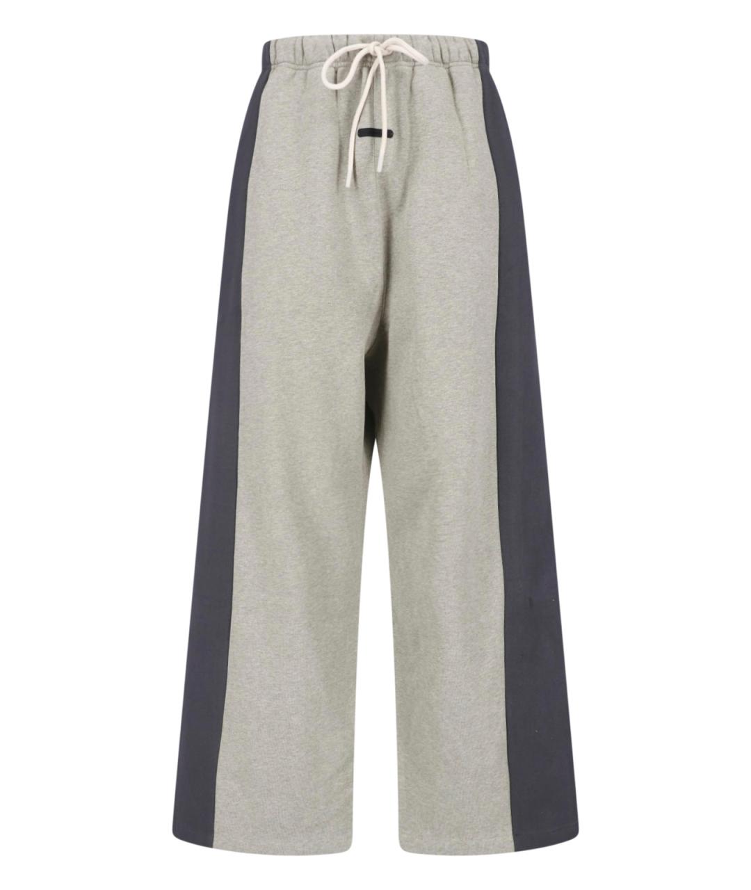 FEAR OF GOD ESSENTIALS Серые хлопковые повседневные брюки, фото 1