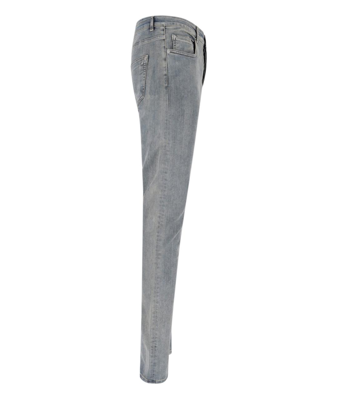 RICK OWENS DRKSHDW Голубые хлопковые джинсы скинни, фото 2