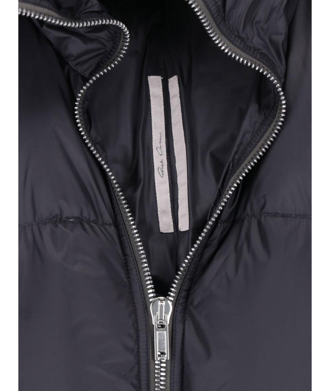RICK OWENS Черная синтетическая куртка, фото 5