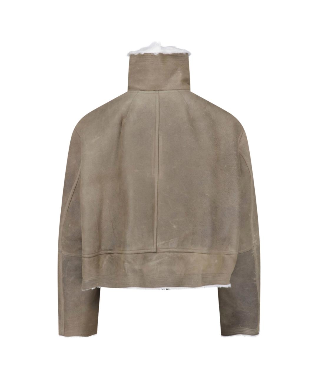 RICK OWENS Мульти кожаная куртка, фото 2