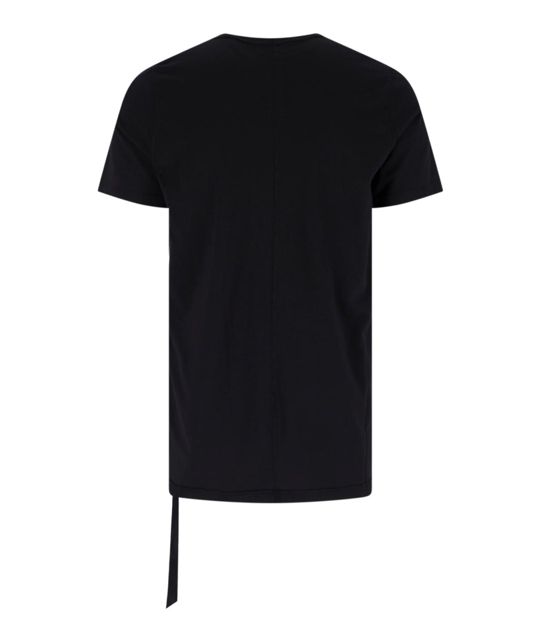 RICK OWENS DRKSHDW Черная хлопковая футболка, фото 2