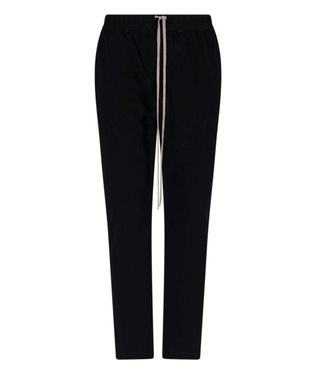 RICK OWENS DRKSHDW Черные хлопковые повседневные брюки, фото 1