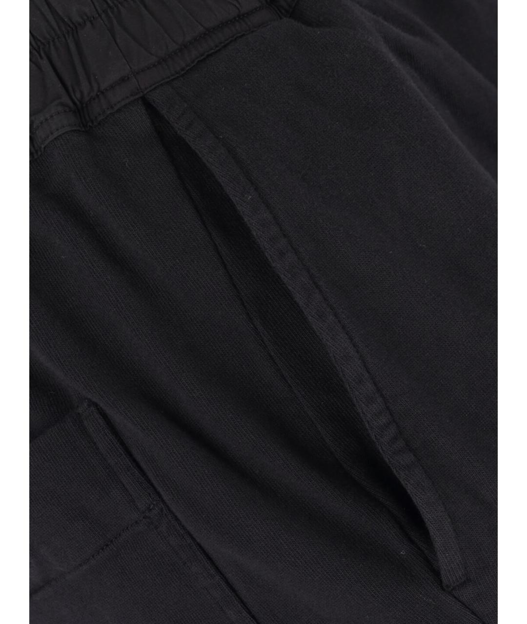 RICK OWENS DRKSHDW Черные хлопковые повседневные брюки, фото 5
