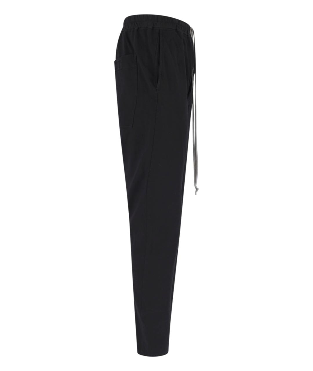 RICK OWENS DRKSHDW Черные хлопковые повседневные брюки, фото 2
