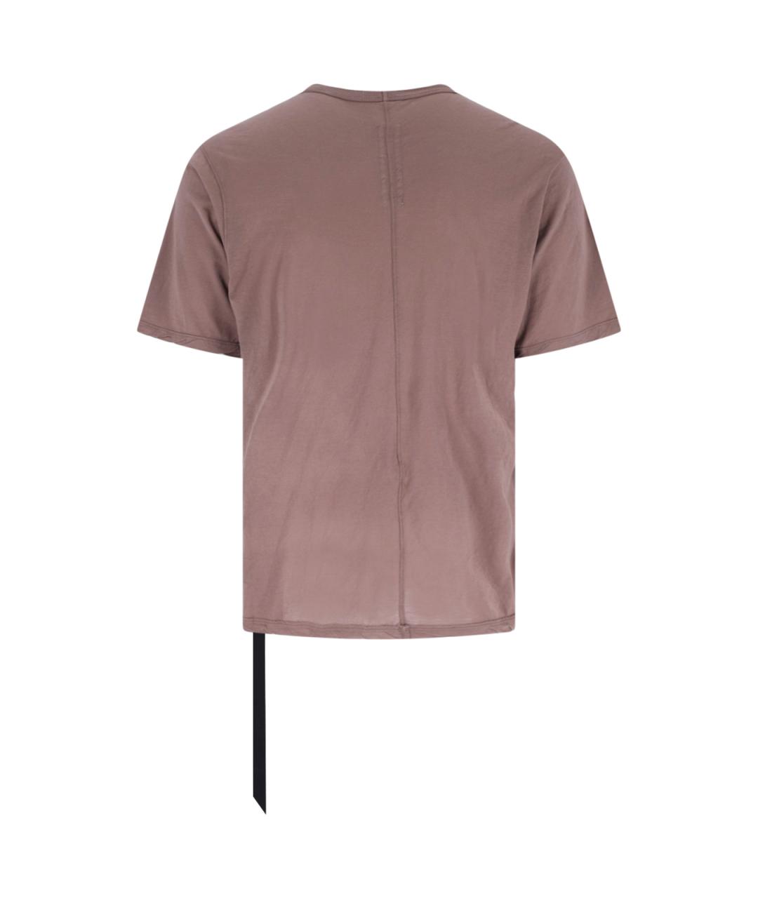 RICK OWENS DRKSHDW Фиолетовая хлопковая футболка, фото 2