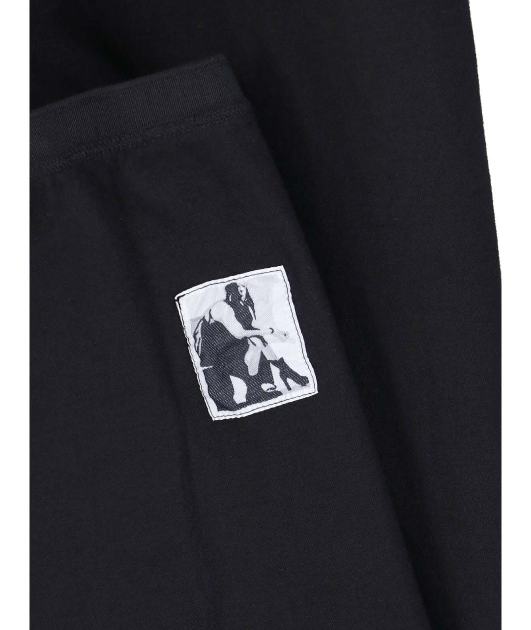 RICK OWENS DRKSHDW Черная хлопковая юбка макси, фото 5