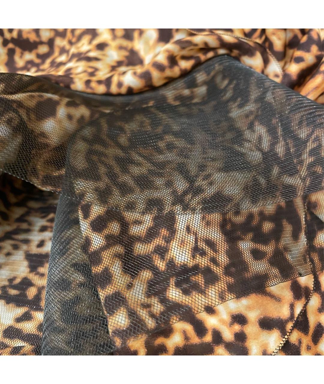 ROBERTO CAVALLI Шелковая юбка макси, фото 7