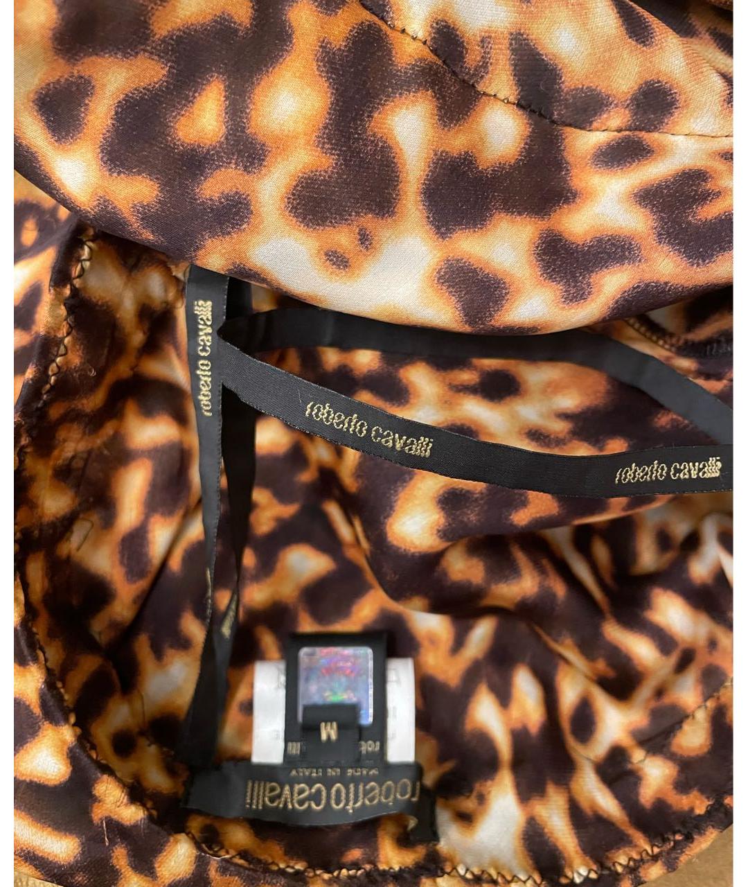 ROBERTO CAVALLI Шелковая юбка макси, фото 5