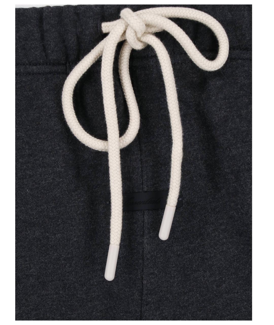 FEAR OF GOD ESSENTIALS Серые хлопковые повседневные брюки, фото 5