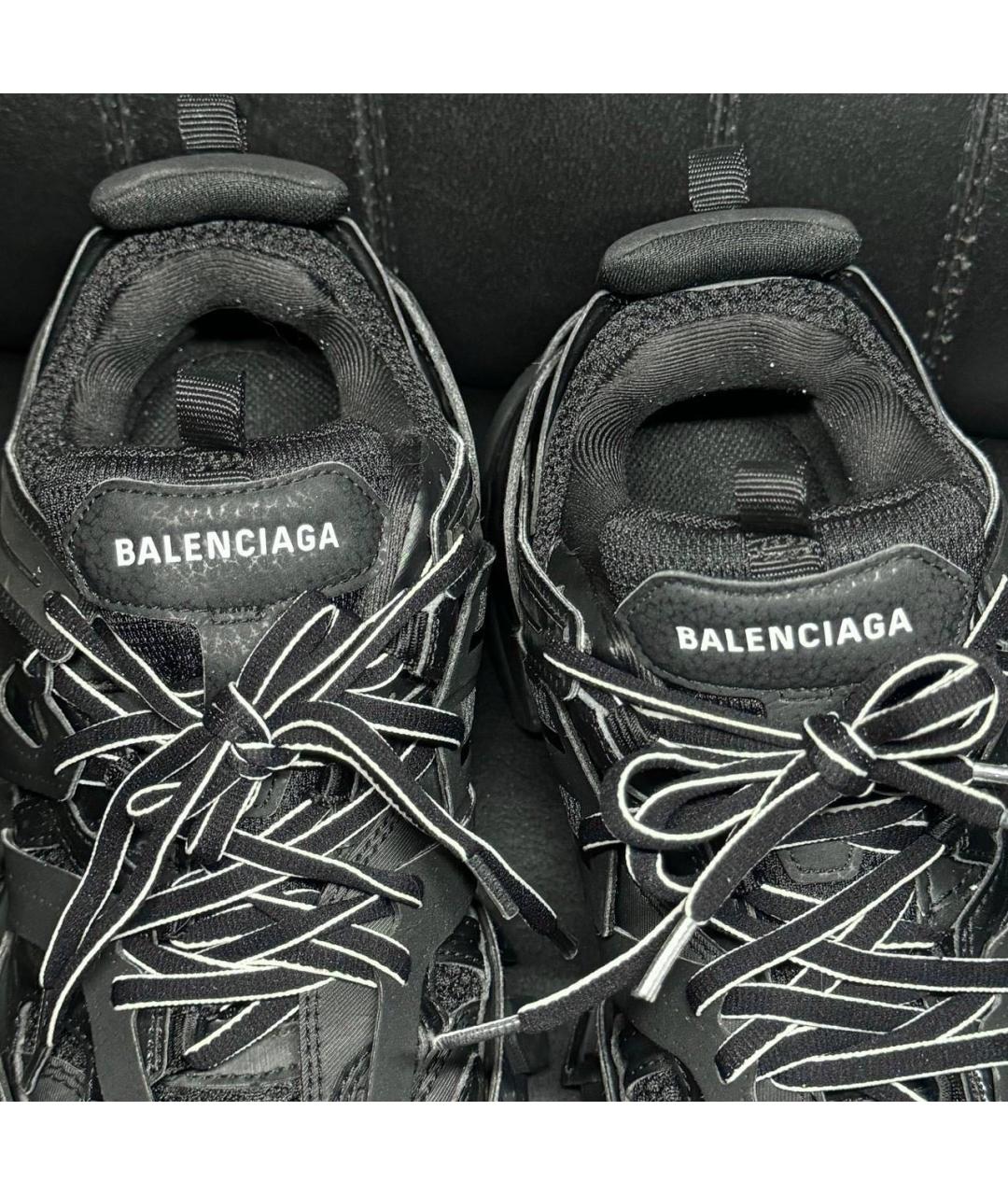 BALENCIAGA Черные текстильные кроссовки, фото 7