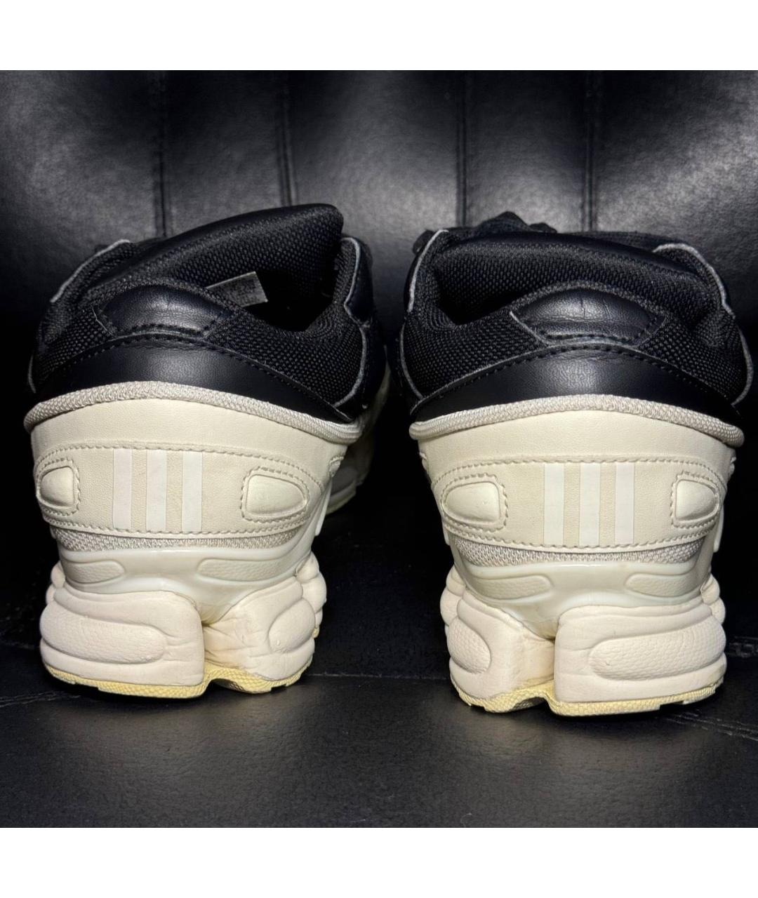 ADIDAS X RAF SIMONS Коралловые текстильные низкие кроссовки / кеды, фото 2