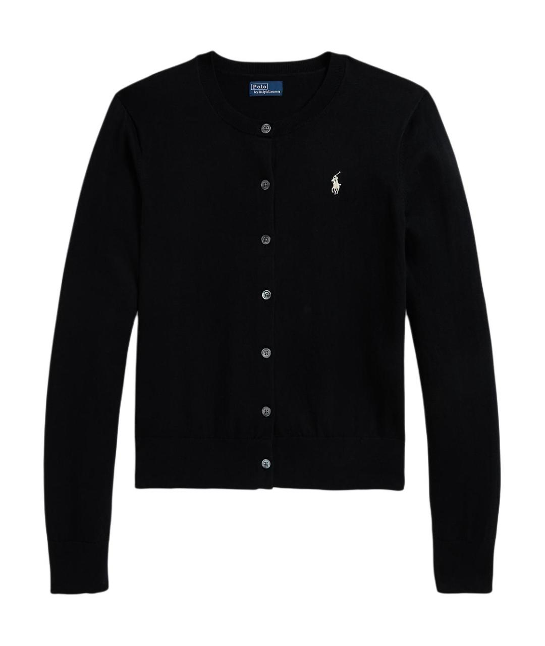 POLO RALPH LAUREN Черный кардиган, фото 1