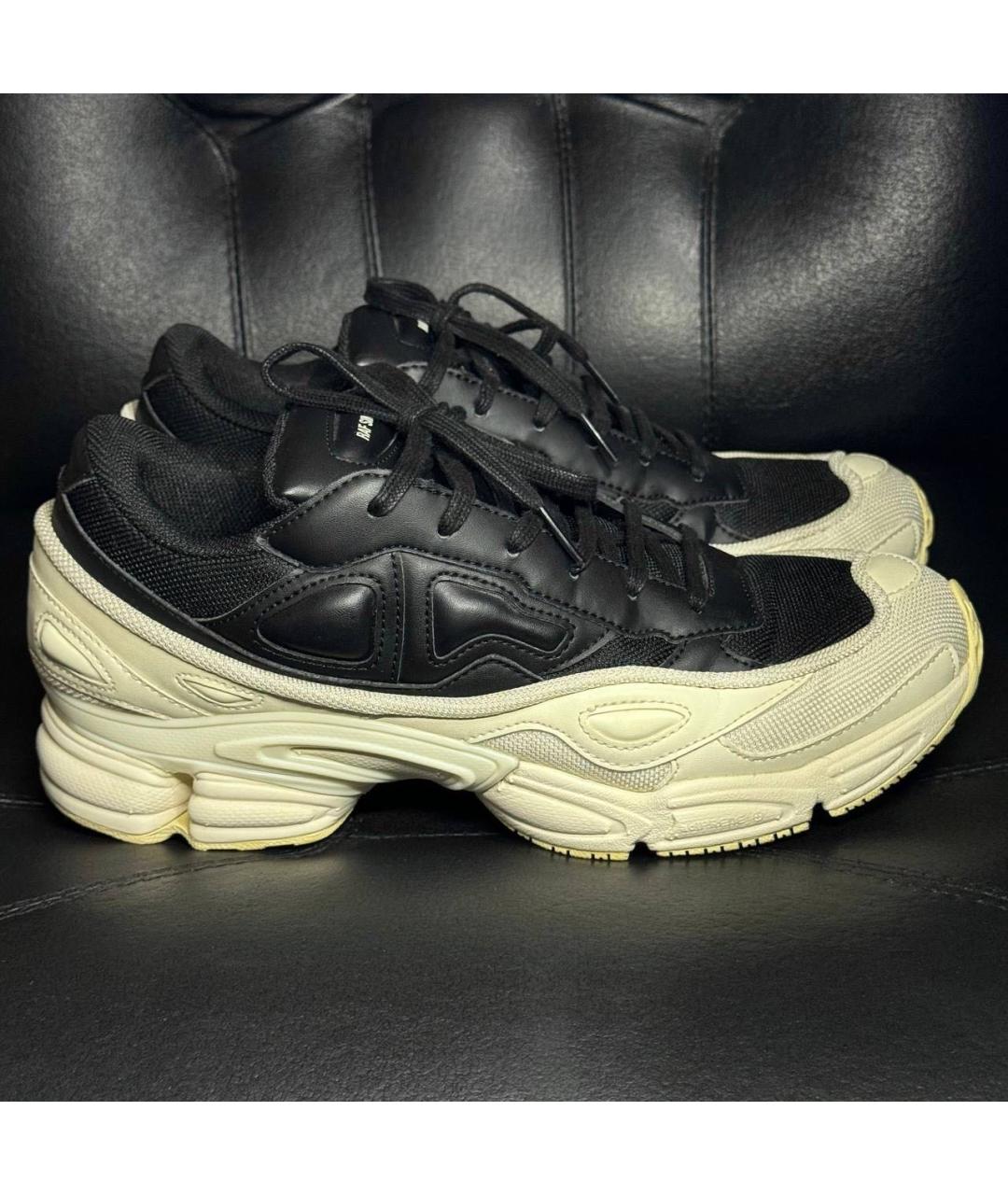 ADIDAS X RAF SIMONS Белые текстильные низкие кроссовки / кеды, фото 9