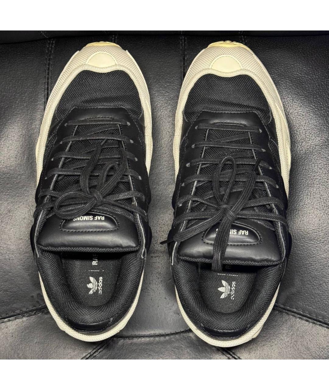 ADIDAS X RAF SIMONS Белые текстильные низкие кроссовки / кеды, фото 6