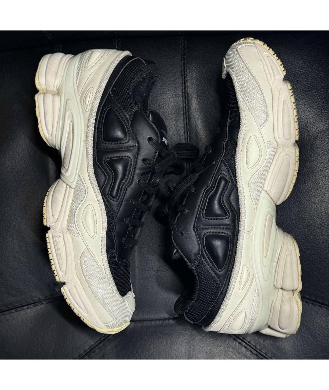 ADIDAS X RAF SIMONS Белые текстильные низкие кроссовки / кеды, фото 3