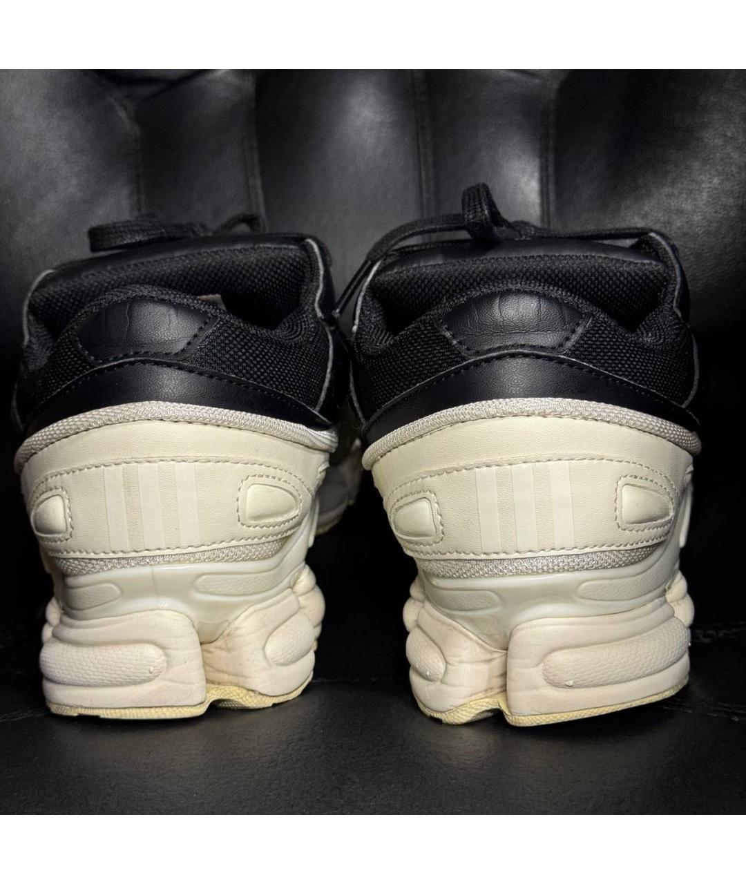 ADIDAS X RAF SIMONS Белые текстильные низкие кроссовки / кеды, фото 2