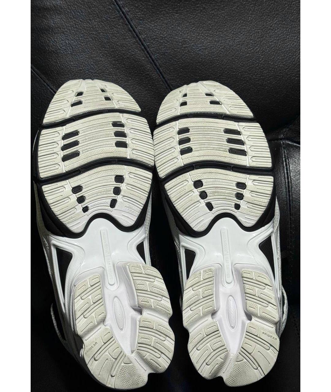 ADIDAS X RAF SIMONS Белые текстильные низкие кроссовки / кеды, фото 8