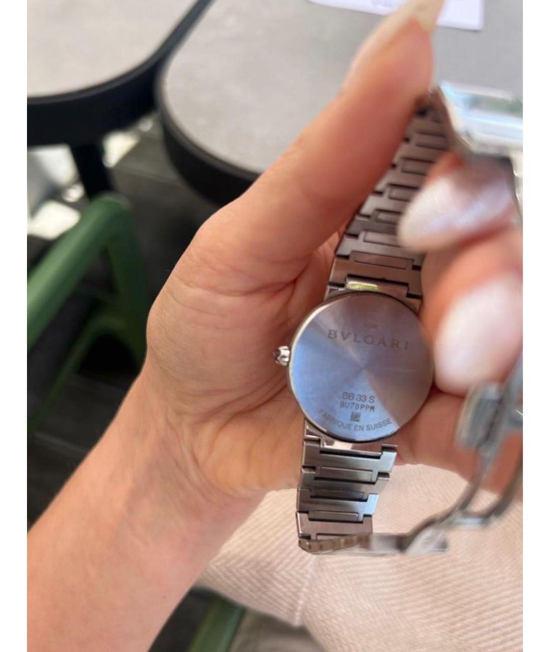 BVLGARI Серые часы, фото 5