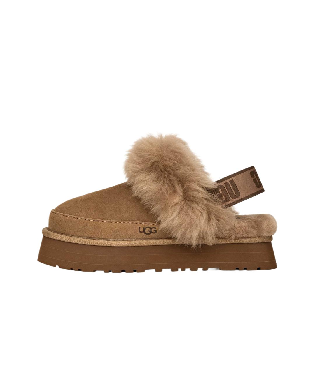 UGG Коричневые замшевые сабо, фото 2