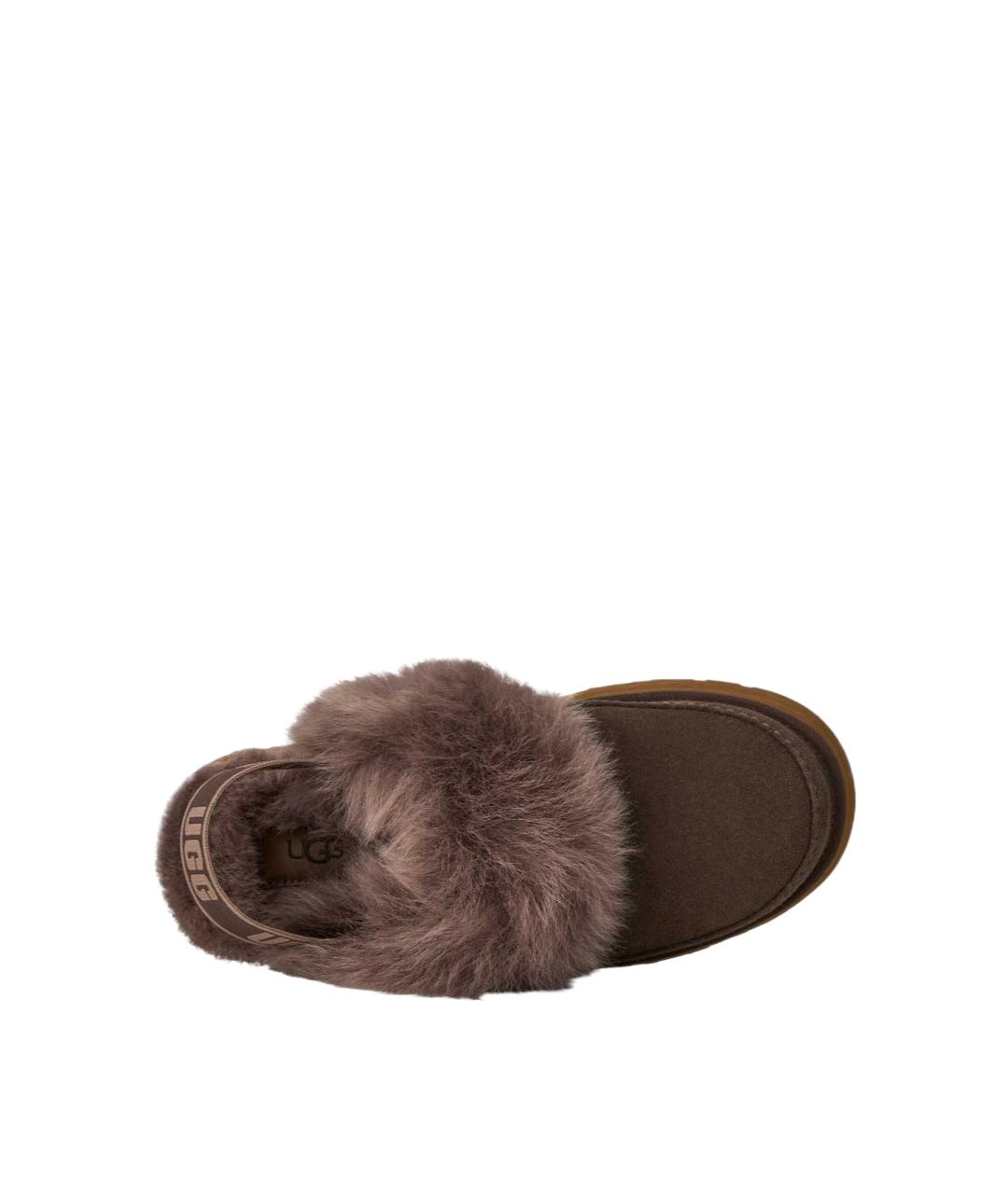 UGG Коричневые замшевые сабо, фото 4