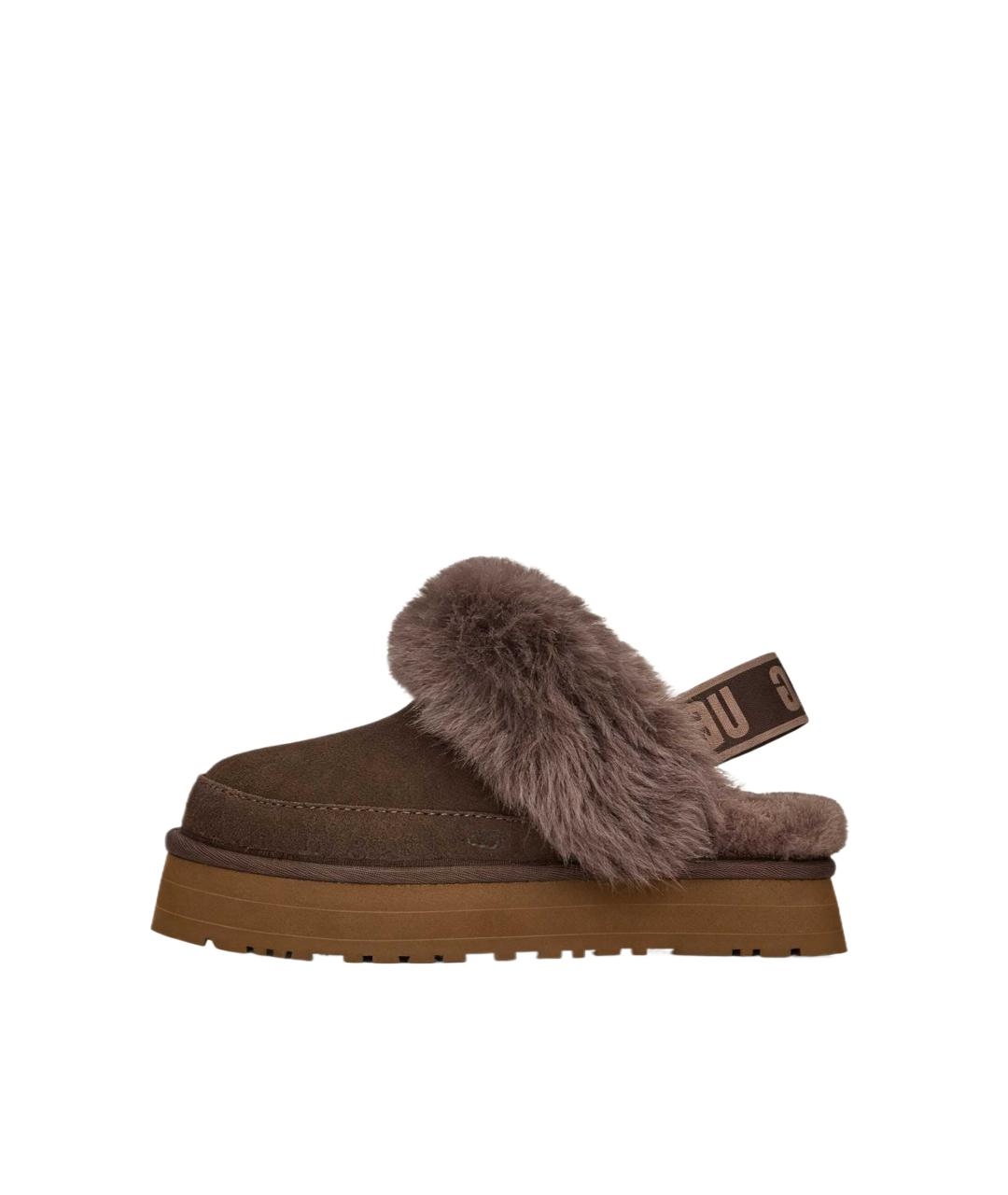 UGG Коричневые замшевые сабо, фото 2