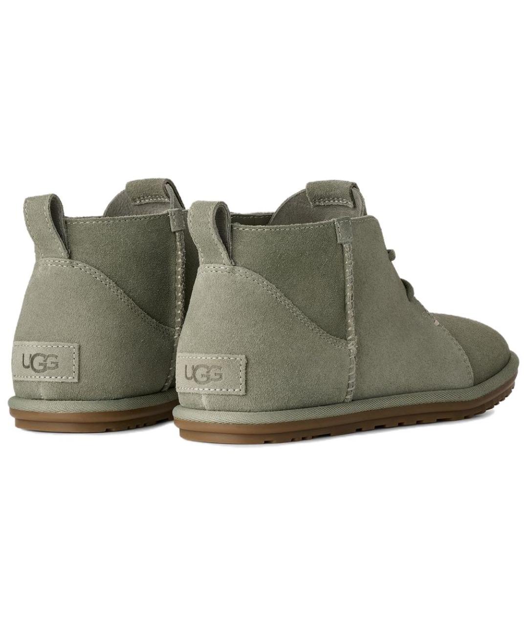 UGG Салатовые замшевые ботинки, фото 2
