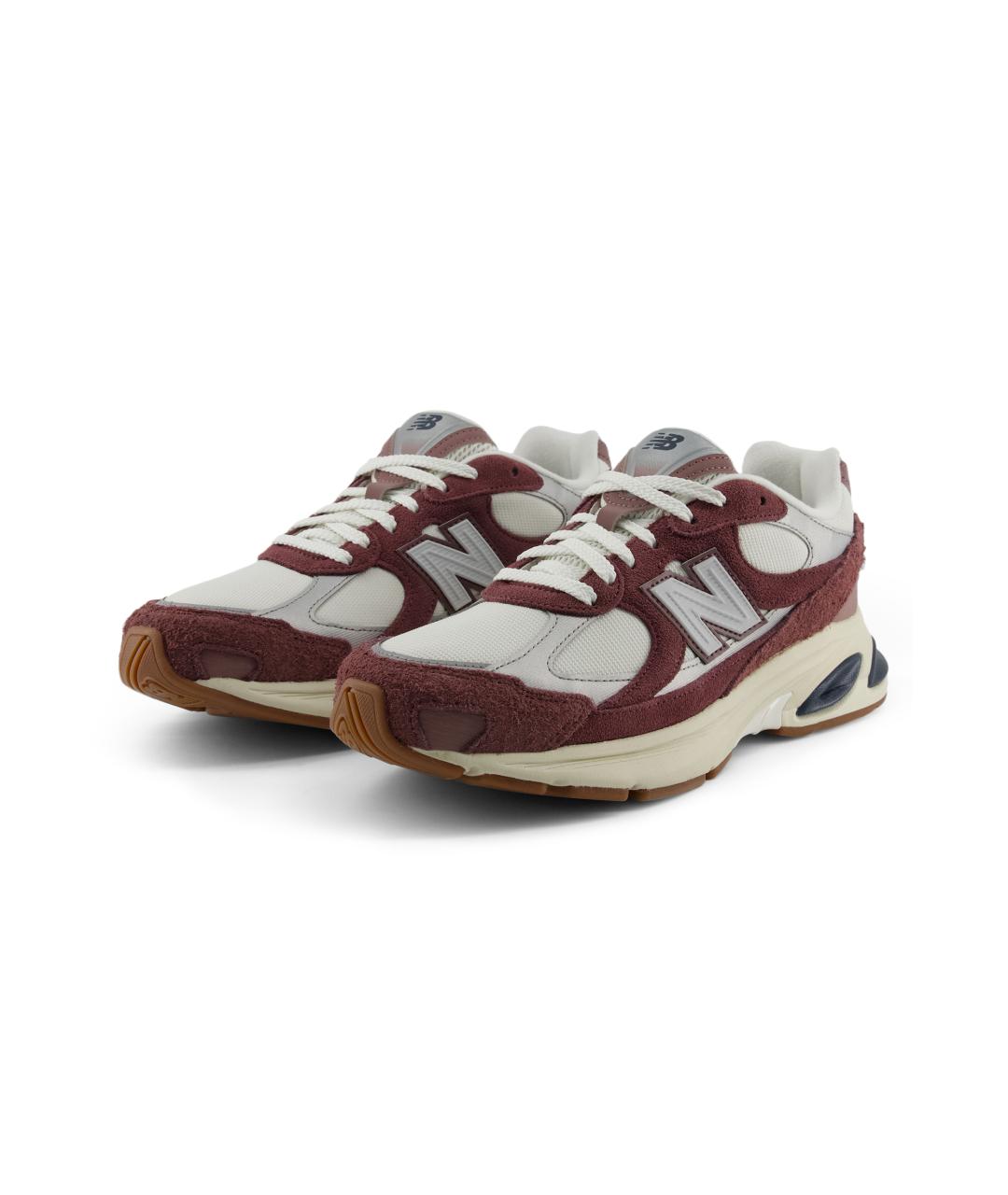 NEW BALANCE Бордовые замшевые кроссовки, фото 3