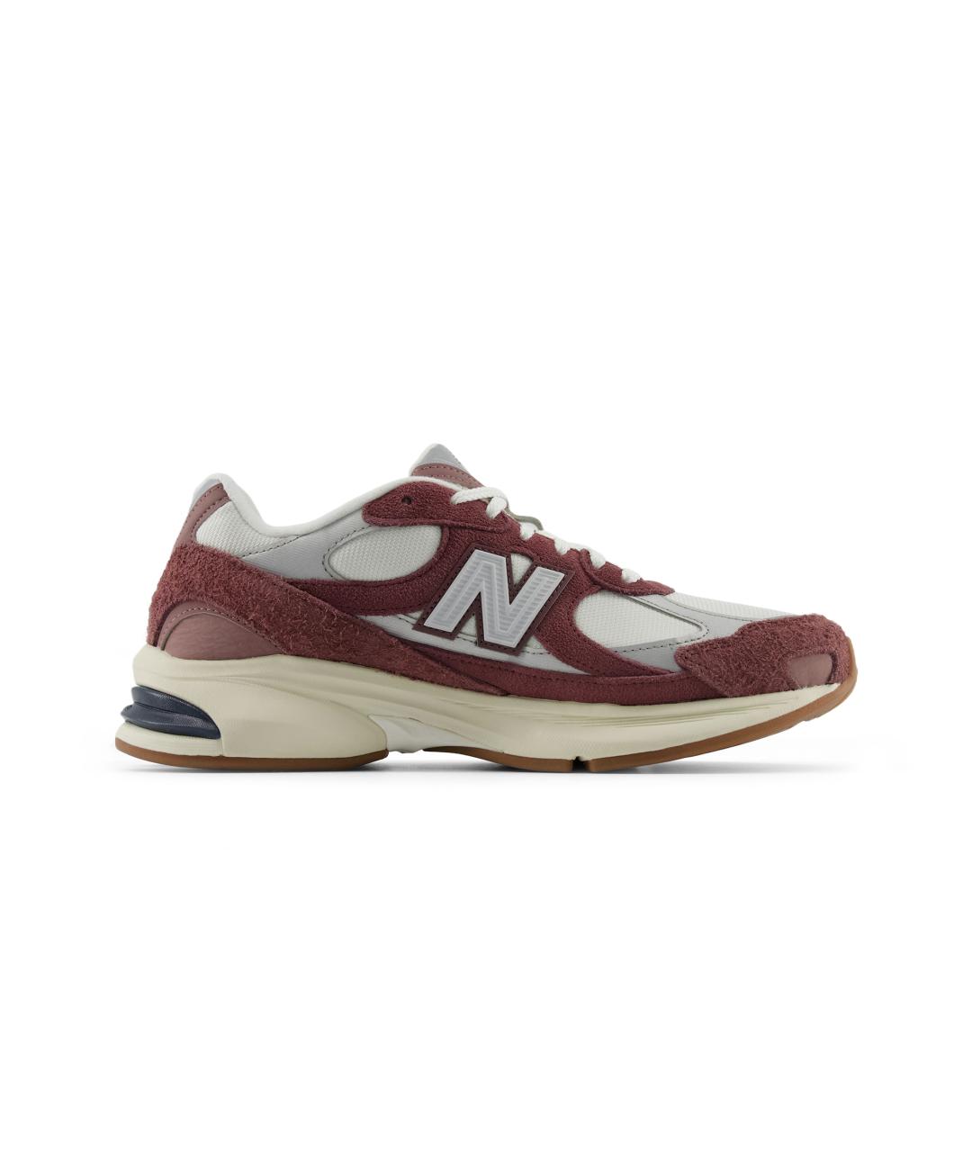 NEW BALANCE Бордовые замшевые кроссовки, фото 1