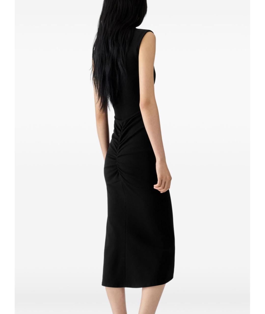 JACQUEMUS Черное вискозное повседневное платье, фото 3