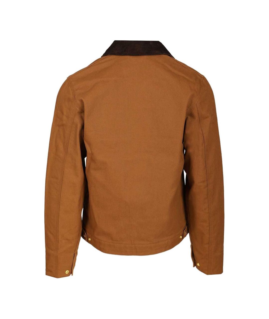 CARHARTT WIP Коричневая хлопковая куртка, фото 4