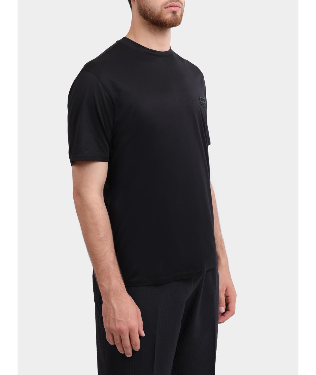 EMPORIO ARMANI Черная футболка, фото 4
