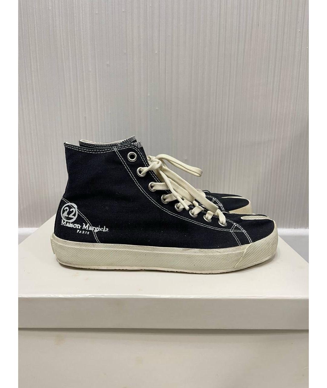 MAISON MARGIELA Черные кеды, фото 6