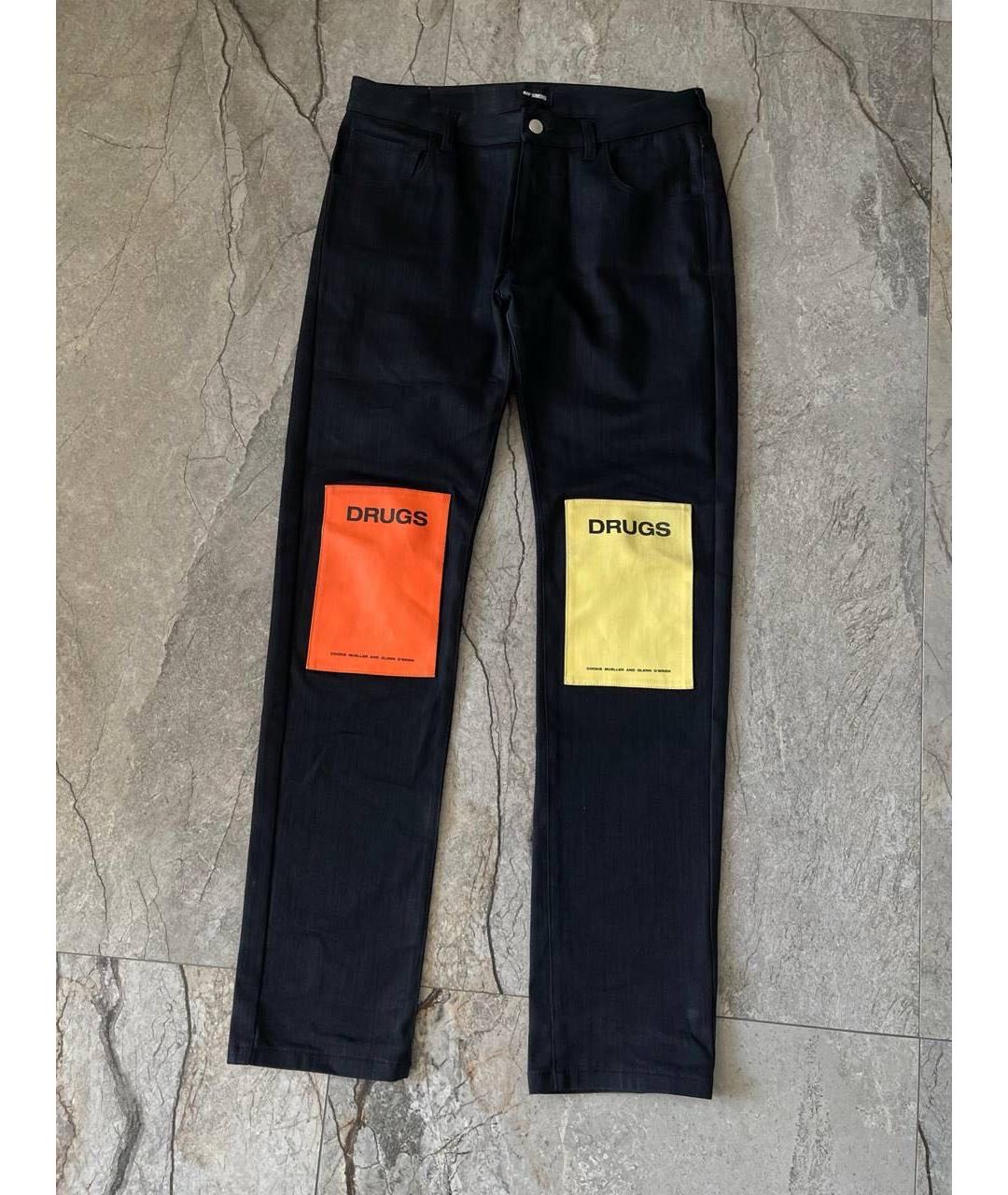 RAF SIMONS Черные прямые джинсы, фото 6