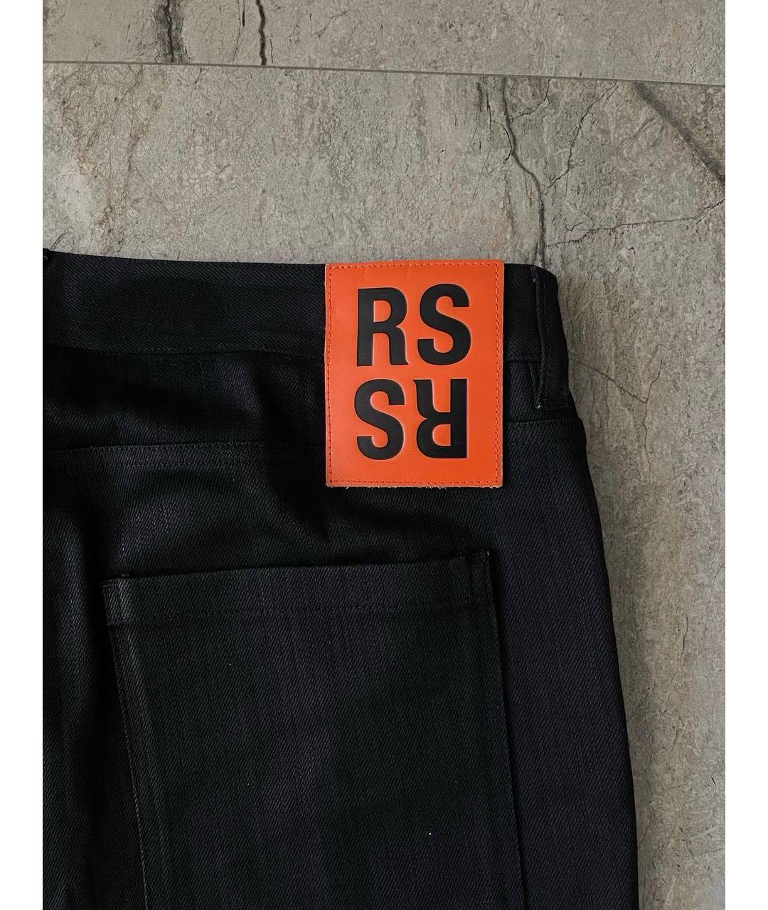 RAF SIMONS Черные прямые джинсы, фото 4