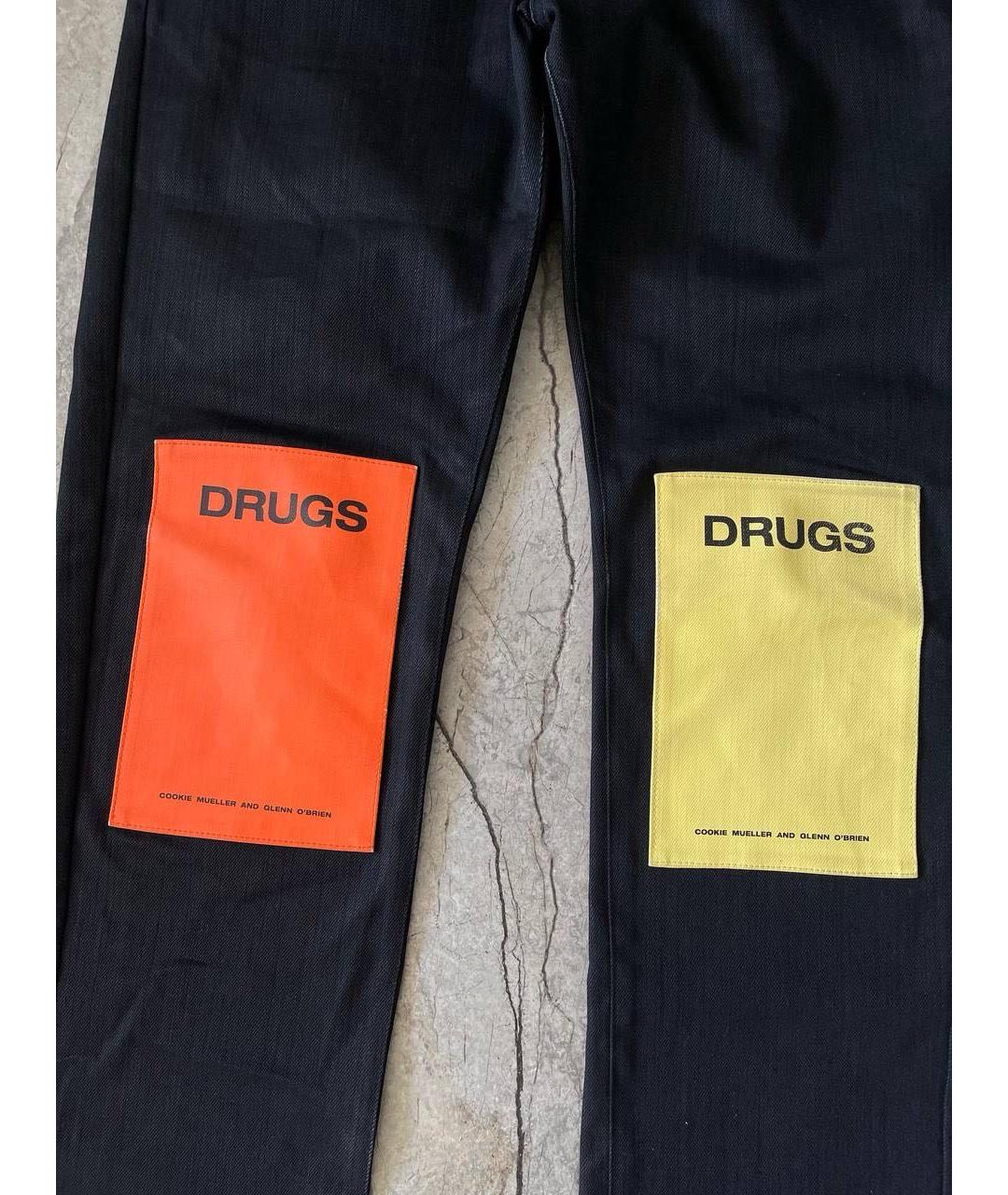 RAF SIMONS Черные прямые джинсы, фото 2