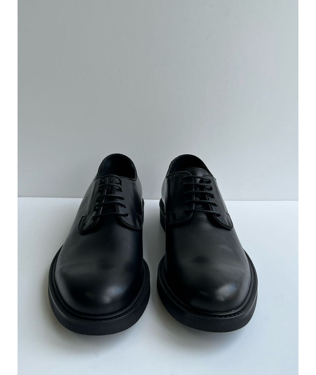 ATTIMONELLI'S Черные кожаные низкие ботинки, фото 7