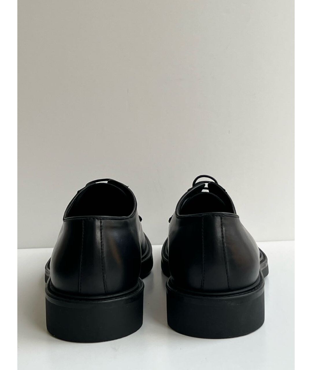ATTIMONELLI'S Черные кожаные низкие ботинки, фото 4