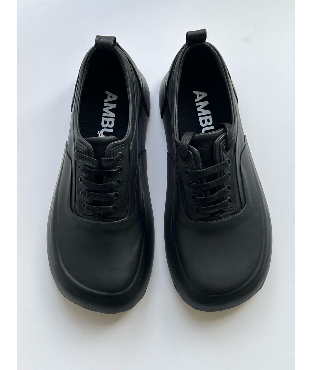 AMBUSH Черные резиновые низкие кроссовки / кеды, фото 2