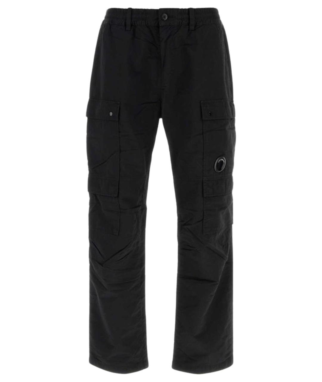 CP COMPANY Черные полиамидовые повседневные брюки, фото 1