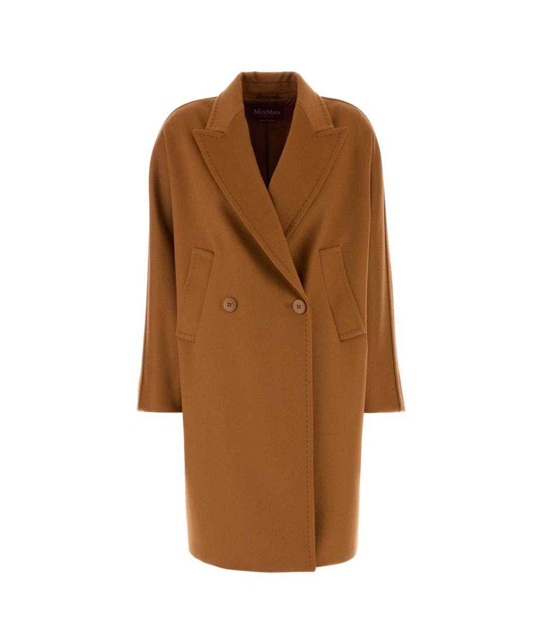 MAX MARA STUDIO Оранжевое шерстяное пальто, фото 1