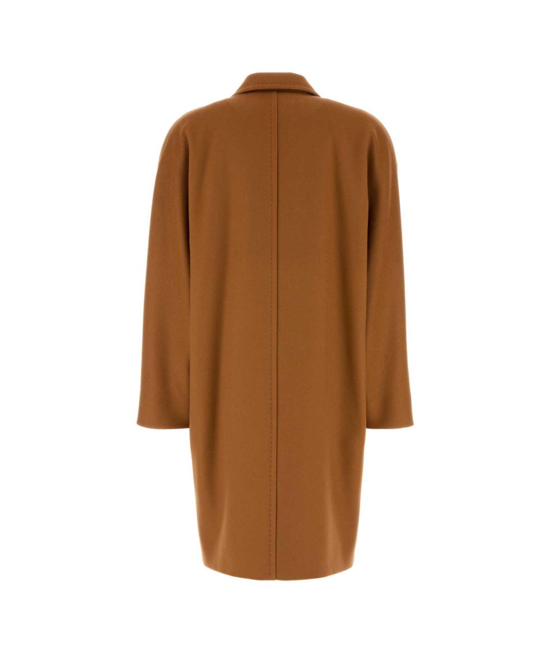 MAX MARA STUDIO Оранжевое шерстяное пальто, фото 2