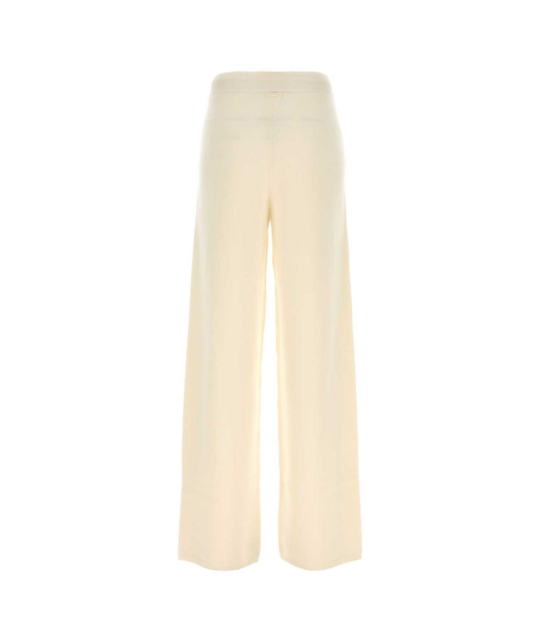 MAX MARA Бежевые кашемировые брюки широкие, фото 2