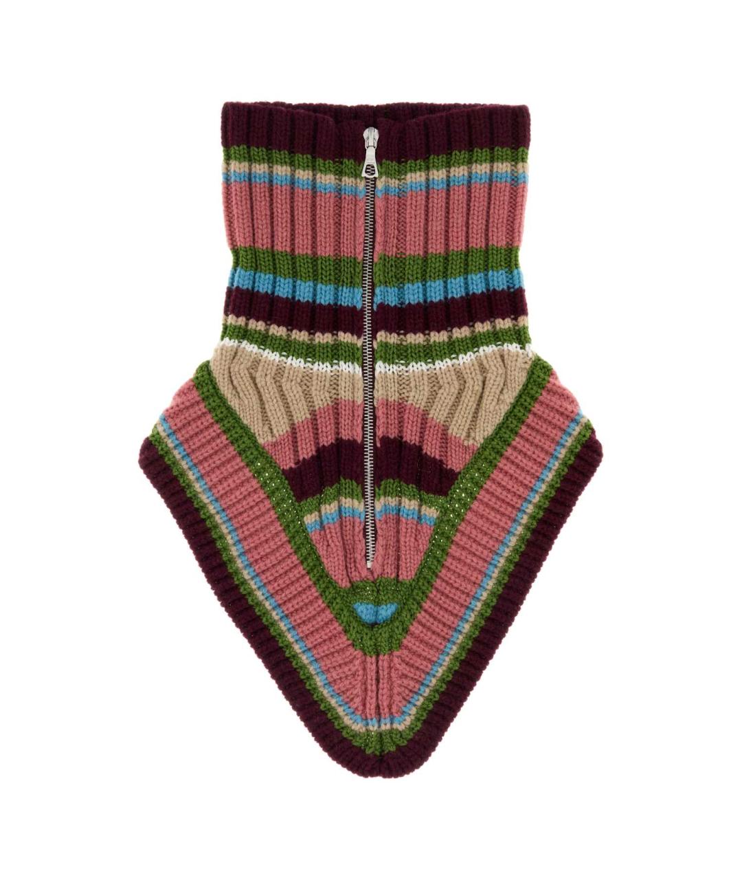 DRIES VAN NOTEN Мульти шерстяной шарф, фото 1