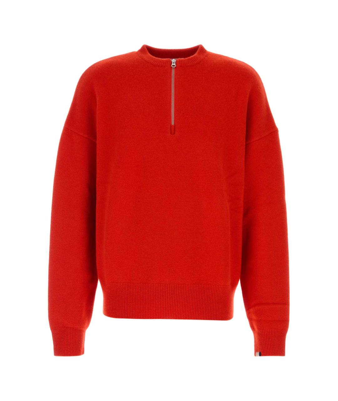 EXTREME CASHMERE Красный кашемировый джемпер / свитер, фото 1
