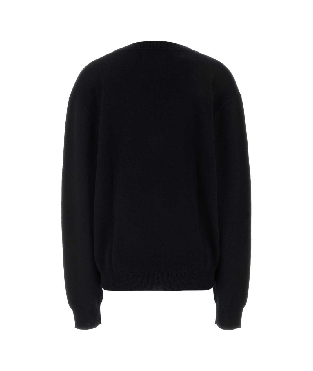 EXTREME CASHMERE Черный кашемировый джемпер / свитер, фото 2