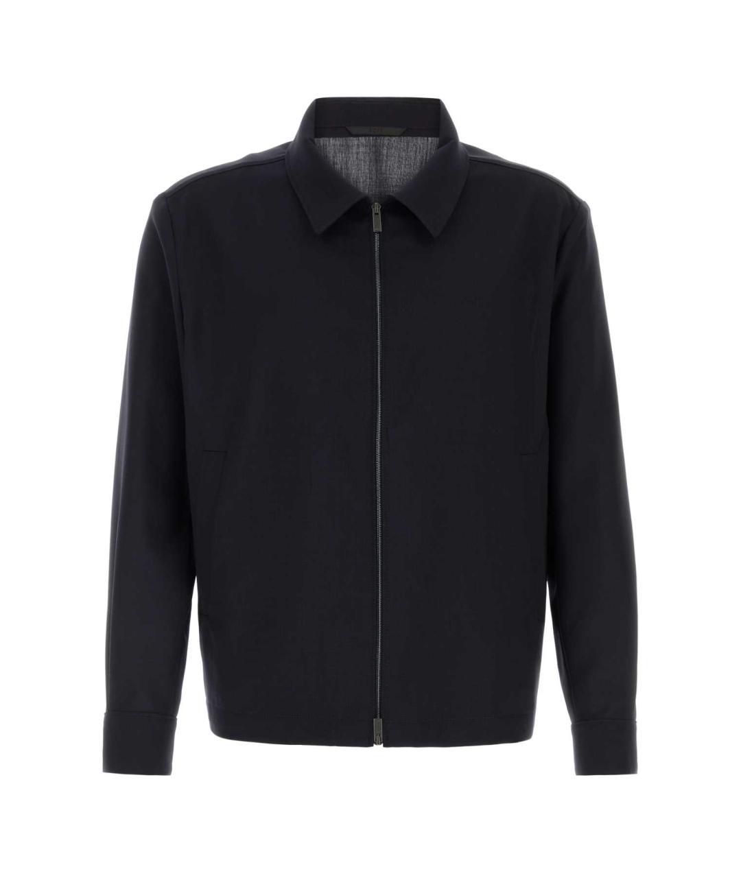 HUGO BOSS Синяя шерстяная куртка, фото 1