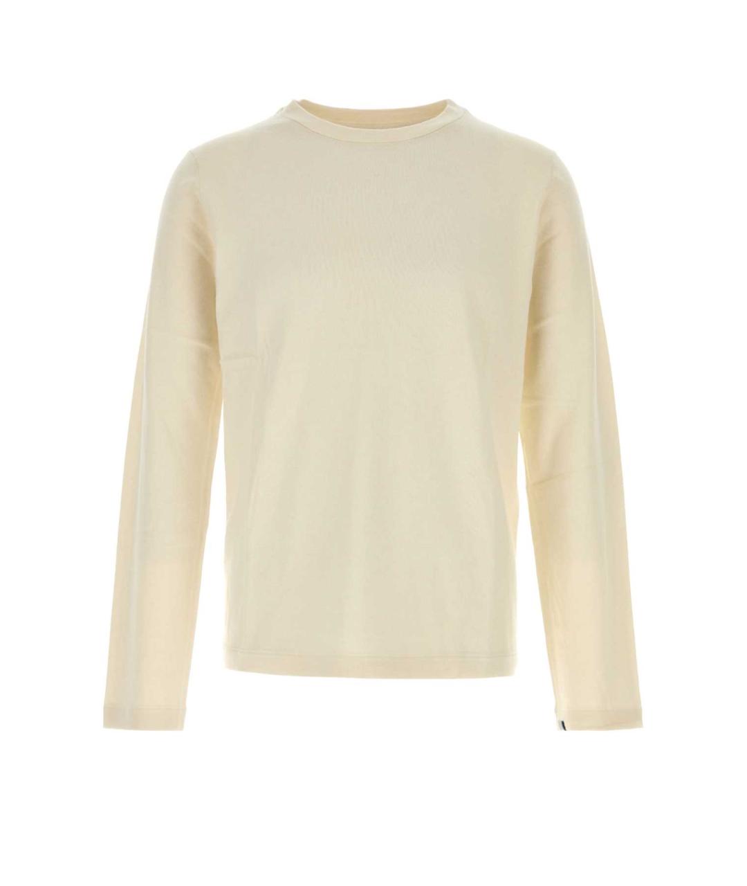 EXTREME CASHMERE Белый кашемировый джемпер / свитер, фото 1