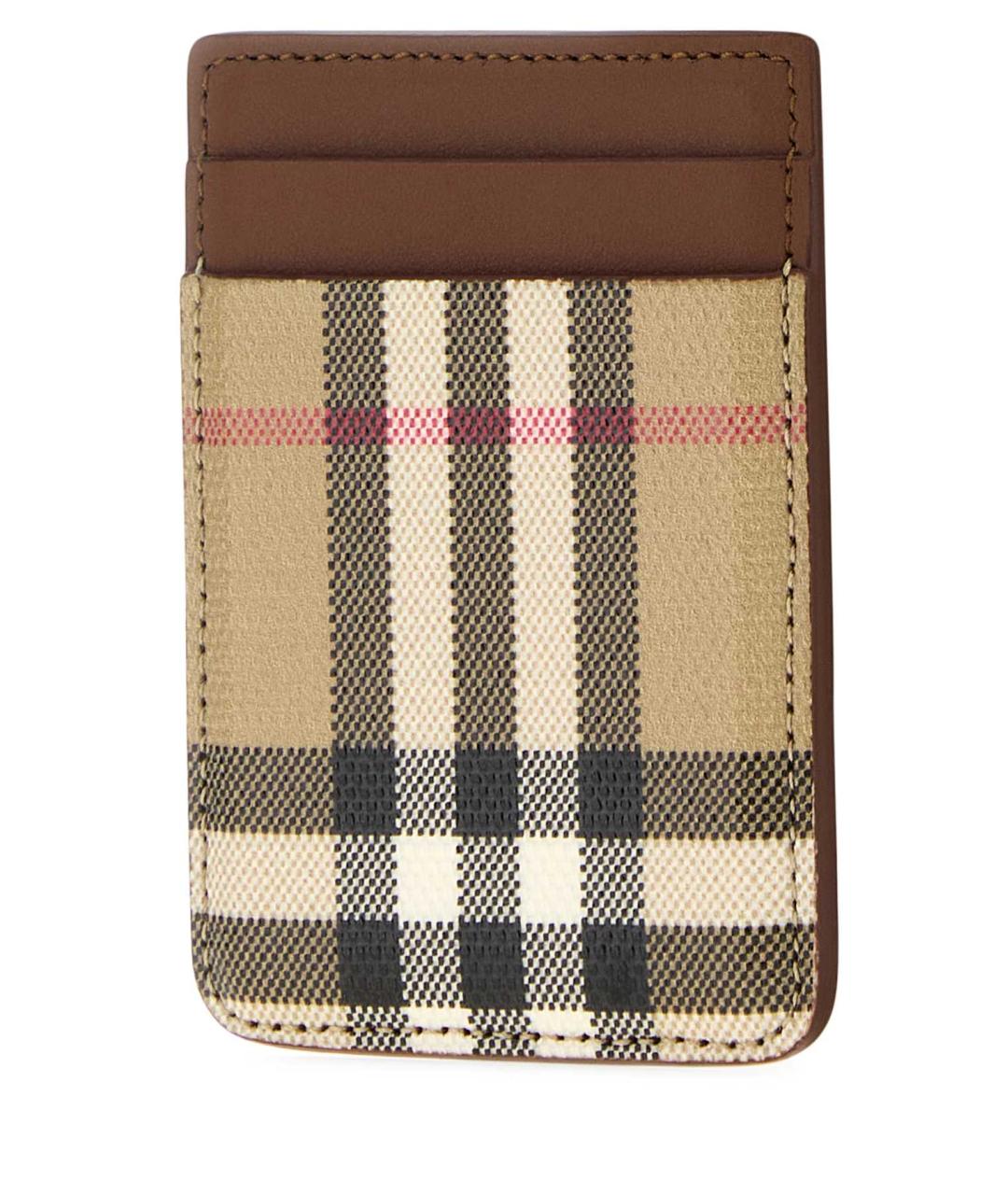 BURBERRY Бежевый кардхолдер, фото 2